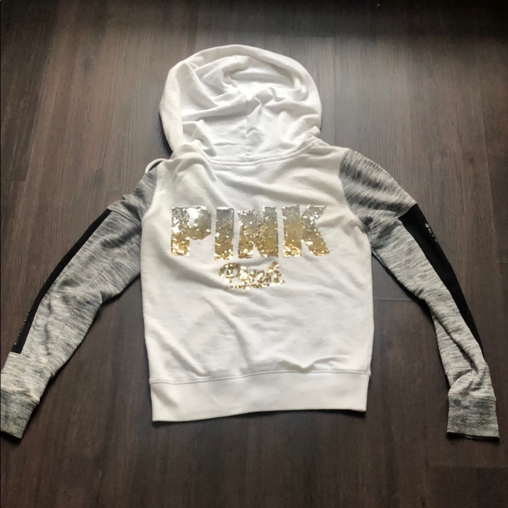 *SOLD* Victoria’s Secret PINK bling full-zip hoodie